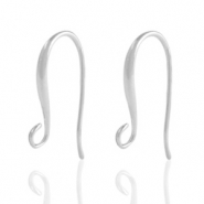Appr&ecirc;ts en m&eacute;tal DQ boucles d'oreilles crochets Argent&eacute; antique (sans nickel)