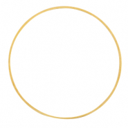 Apprêts en métal DQ anneau fermé 40mm Doré (sans nickel)