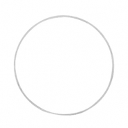 Apprêts en métal DQ anneau fermé 30mm Argenté antique (sans nickel)