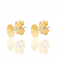 Appr&ecirc;ts en m&eacute;tal DQ puce d'oreille 4mm Dor&eacute; (sans nickel)
