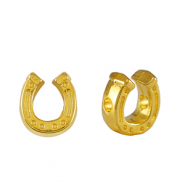 Perles en métal DQ fer à cheval Doré (sans nickel)