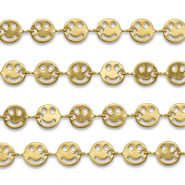 Apprêts en acier Inox chaîne maille jaseron smiley Dóre