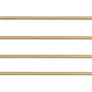 Apprêts en acier Inox chaîne maille jaseron serpentine Dóre