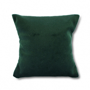Présentoir bijoux coussin velours doux Vert foncé