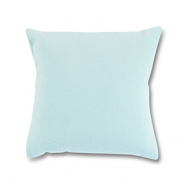 Présentoir bijoux coussin velours doux Bleu glacier