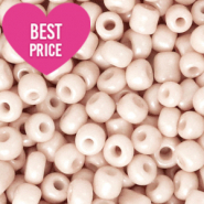 Perles de rocailles 6/0 (4mm) Nude beige