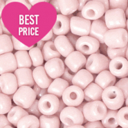 Perles de rocailles 6/0 (4mm) Rose dusty