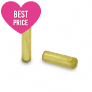 Perles de rocailles Special Bugles Dor&eacute; verd&acirc;tre