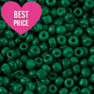 Perles de rocailles 12/0 (2mm) Vert foncé