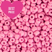 Perles de rocailles 8/0 (3mm) Rose punch