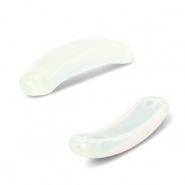 Pierres naturelles connecteur Pierre de lune Blanc laiteux