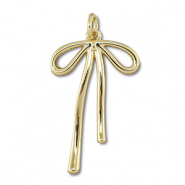 Métal TQ laiton breloques nœud Doré