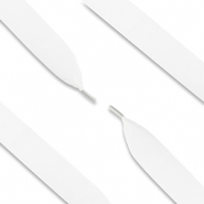 Lacet pour chaussure tendance organza Blanc