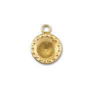 BY31® Breloques en acier Inox avec serti pour SS29 chaton Doré