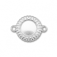 BY31® Connecteur en acier Inox avec serti pour SS34 flatback Argenté