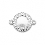 BY31® Connecteur en acier Inox avec serti pour SS30 flatback Argenté