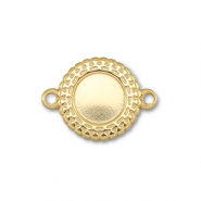 BY31® Connecteur en acier Inox avec serti pour SS20 flatback Doré