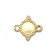 BY31® Connecteur en acier Inox avec serti pour SS20 flatback Doré