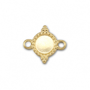 BY31® Connecteur en acier Inox avec serti pour SS16 flatback Doré