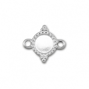 BY31® Connecteur en acier Inox avec serti pour SS16 flatback Argenté