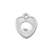 BY31® Breloques en acier Inox avec serti pour SS16 flatback Argenté