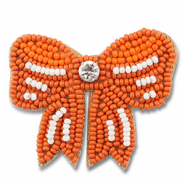 Broches n&oelig;ud Orange-blanc