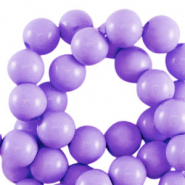 Perles acryliques 10 mm brillant Lilas