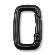 Apprêts colorés porte-clés rectangle Noir