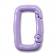 Apprêts colorés porte-clés rectangle Violet