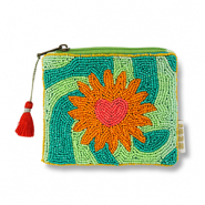 BY31® Trousse soleil avec cœur Vert-orange-rouge