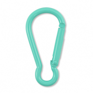 Apprêts colorés porte-clés Vert turquoise