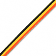 BY31&reg; Ruban Drapeau de la Belgique Noir-jaune-rouge-dor&eacute;