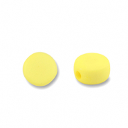 Perles acryliques disque Jaune