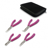 Beadalon trousse d'outils de 4 pièces Noir/violet-argenté