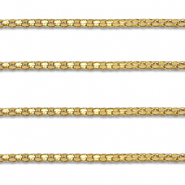 Apprêts en acier Inox chaîne maille jaseron popcorn Doré