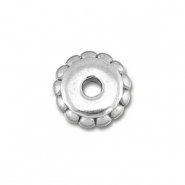 Perles en acier Inox spacer 6mm Argent&eacute;