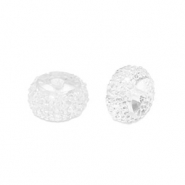 Perles en résine rondelles 10mm Transparent
