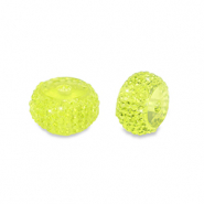 Perles en résine rondelles 8mm Vert clair