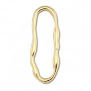 Apprêts en acier Inox connecteur ovale Doré