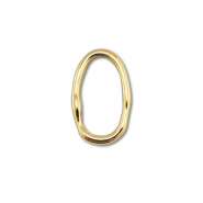 Apprêts en acier Inox connecteur ovale Doré