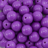 DQ Perles acryliques 18 mm Violet