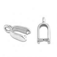 Appr&ecirc;ts en acier Inox b&eacute;li&egrave;re pour breloque Argent&eacute;