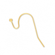 Apprêts en acier inox boucles d'oreilles crochet Doré