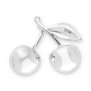 Pendentifs accroche-regard cerises Argenté