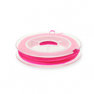 Fil élastique 0.8mm Rose fuchsia