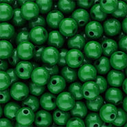 Perles acryliques 6 mm brillant Vert