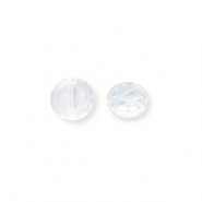 Perles &agrave; facettes Transparent-AB coating