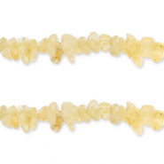 Perles chipstone Citrine Ambre orange