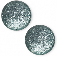 Cabochon classique 12mm Polaris Elements Paipo Vert pétrole