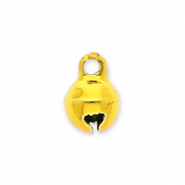 Breloques en métal petites cloches 6mm Doré